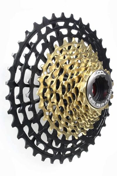 11-32 Cassette 12 vitesses pour SHIMANO 105 / noir or 142g